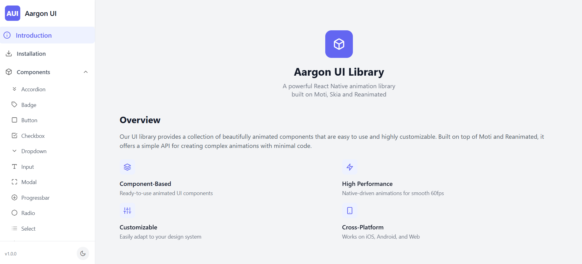 Aargon UI